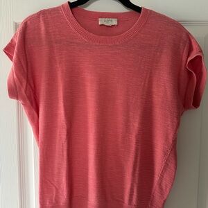 LOFT Coral Short Sleeve Tee